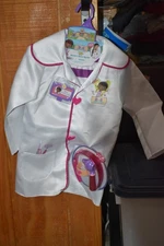 Doc McStuffins Junior Doctor's Dress-Up Set Outfit with Medical Tools, Size 3