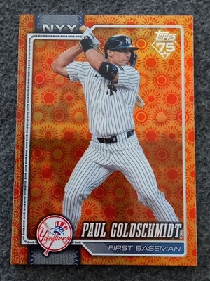 2026 TOPPS SERIES 2 BASEBALL PAUL GOLDSCHMIDT ORANGE SUN FOIL