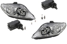 Scheinwerfer Set passend für Seat Exeo 12/08- mit Leuchtmitteln LR m. Stellmotor