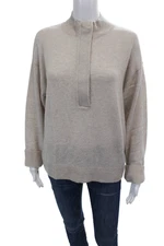Le Kasha Womens Croatia Cashmere Sweater - Light Beige Size One Size