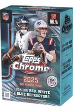 2025 Topps Chrome Football Blaster Box