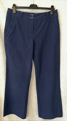 Rohan Crossover Hose Navy Walking Active Hose Zip Fly Stretchy Gr. 12