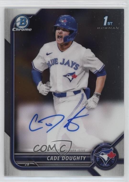 2022 Bowman Draft Chrome Draft Pick Auto Cade Doughty #CDA-CDY Auto 0l44