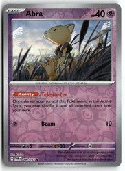 Abra 080/167 Reverse Holo Common Twilight Masquerade