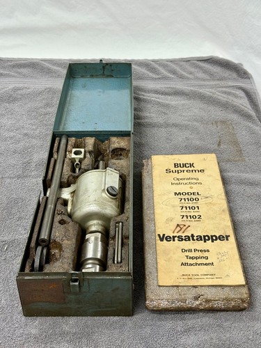 BUCK SUPREME VERSATAPPER 71100 #10 to 1/2 TAPPING HEAD ATTACHMENT STRAIGHT SHANK