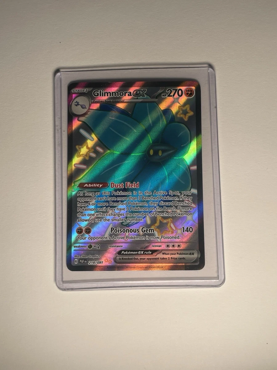 glimmora pokemon card value Ex Pokémon TCG Cards for sale Ability — Shattering Crystal When this Pokémon is Knocked Out Pokemon 2023 SV4a Shiny Treasure