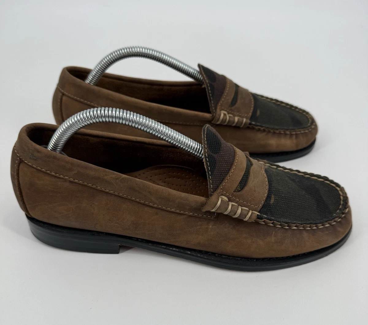 Phineas Cole Green Camouflage Wool Albert Slippers Loafers Shoes US 10.5 Camouflage Oxford Dress Shoes for Men for sale | eBay main image 2