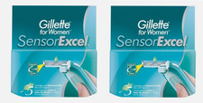 2 x 5 Pack = 10 Lames GILLETTE SENSOR EXCEL Rasoir SensorExcel VINTAGE ORIGINAL