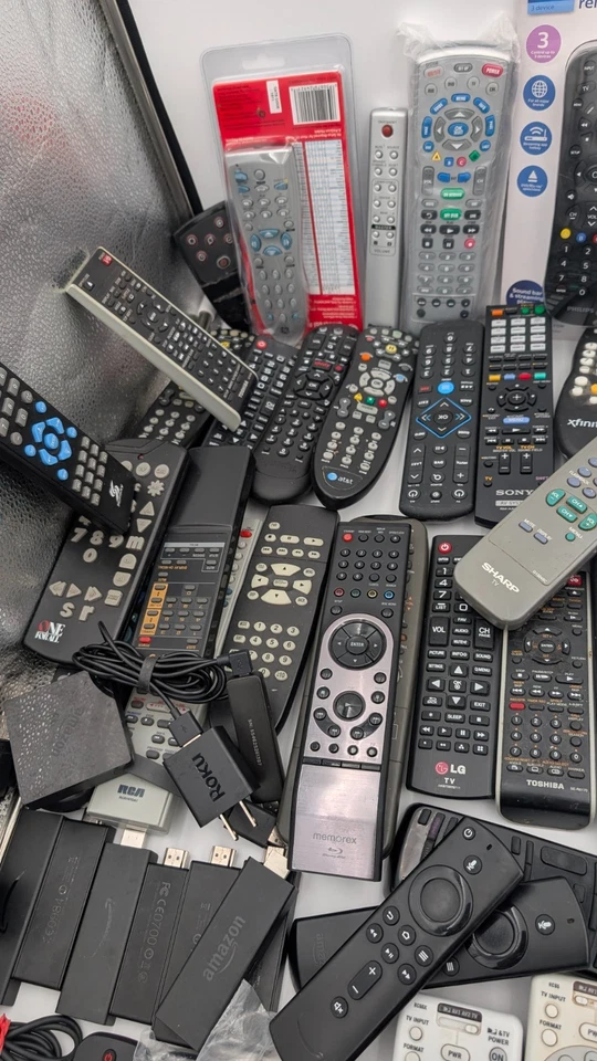 Lot of 90+ Remote Controls, Firesticks, Rokus Apple TV Various Brands PARTS ONLY - Image 4 of 4