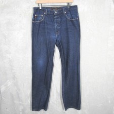 GUESS JEANS Mens Size 34x31 Vintage European Fit Dark Wash Denim Cotton USA