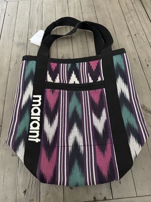 NEW ISABEL MARANT DARWEN COTTON CANVAS TOTE BAG