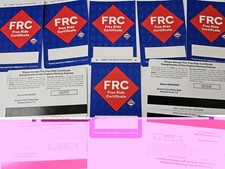 12 VRE - One Way Free Ride Certificate
