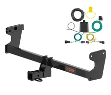 Curt Class 3 Trailer Hitch 2in Receiver Wiring Harness Kit for 2022-2024 Kia EV6