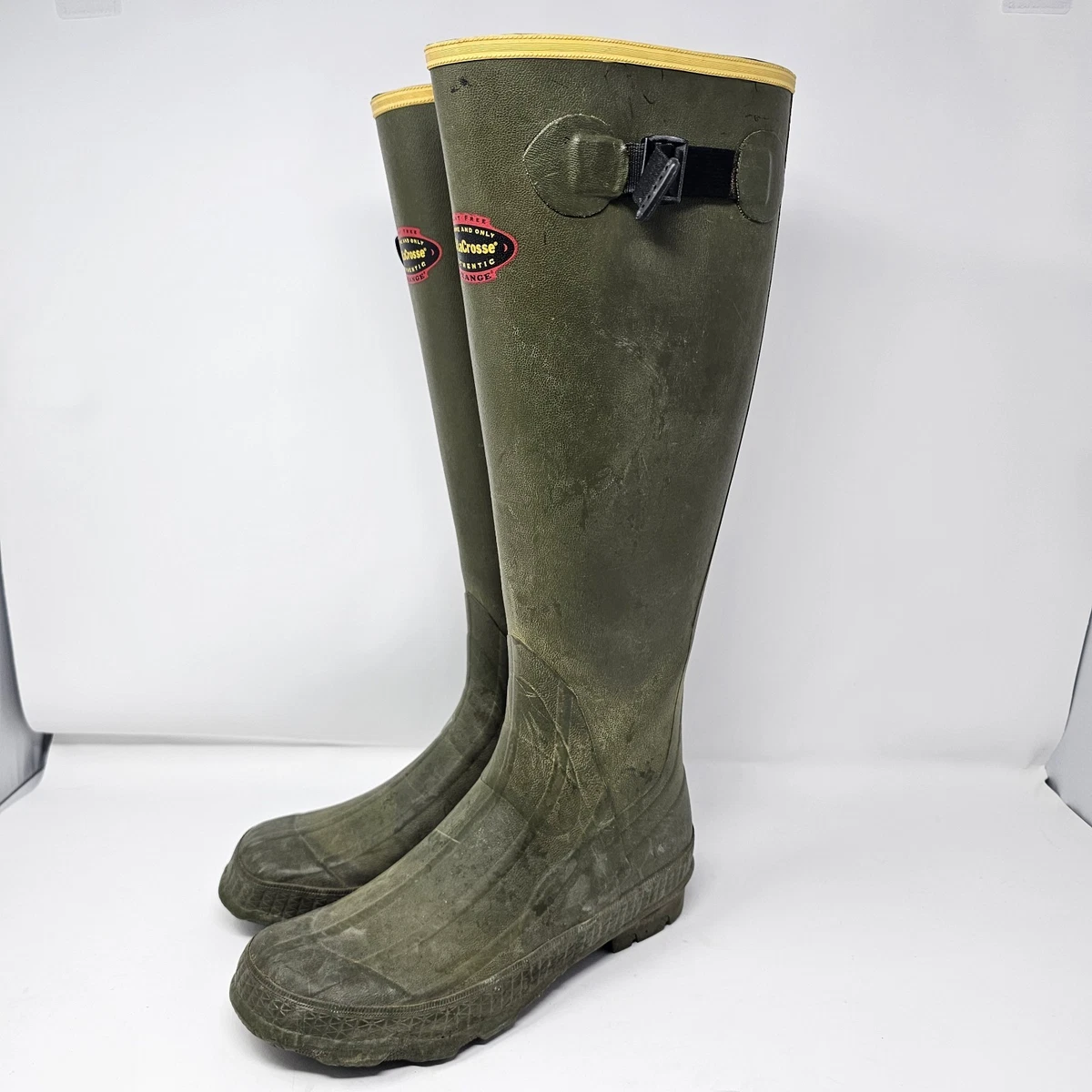 🥾 Bottes De Chasse LaCrosse Lil' Burly 9 OD Vert – Jeunesse Taille 6 – Imperméables Avec Chaps