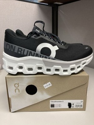 ON Running Women's Cloud Monster 2 Black Frost Medium Width Brand New