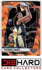 2024 Panini Prizm WNBA #47 Stephanie Soares Ice Orange Prizms Dallas Wings