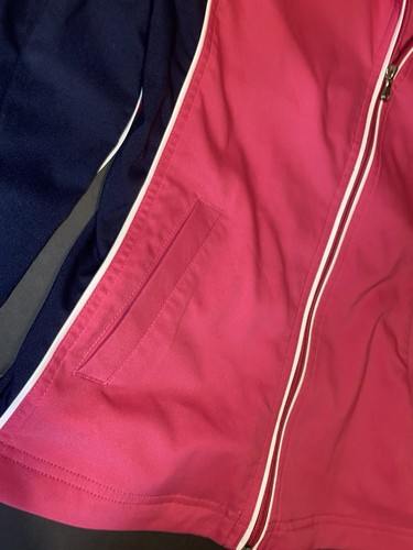 SJB Active Sport Jacket Womens Small Full Zip Hooded Pockets Lightweight Stretch - Picture 4 of 10