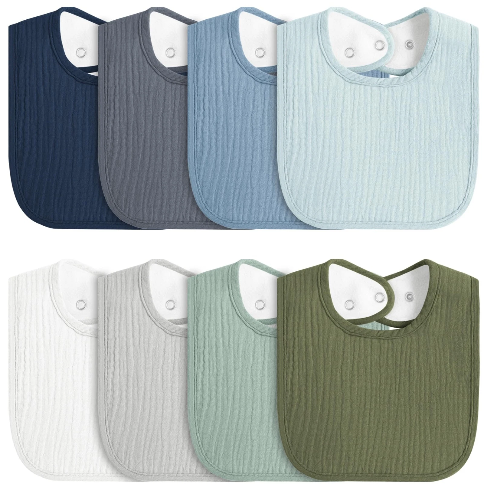 8-Pack Baby Muslin Bibs, Soft Cotton Drool Bibs for Boys Girls, Adjustable an...
Opens in a new wind