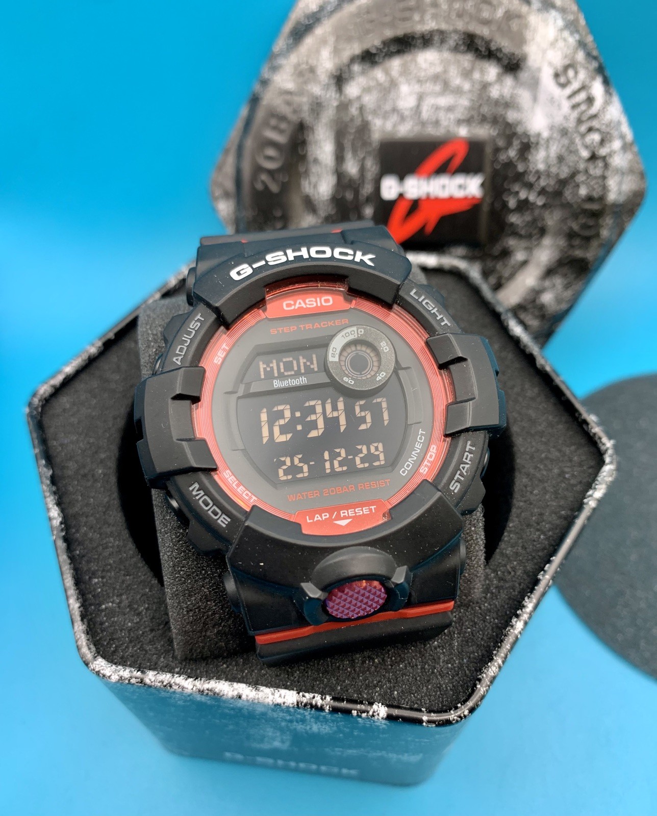 CASIO G-SHOCK GBD-800-1 Bluetooth Step-Tracker Boxed