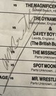 1985 WWF WRESTLING LINEUP CARD HAND SIGNED BY THE BULLDOGS, JYD, SHEIK +2 MORE! — photo 7