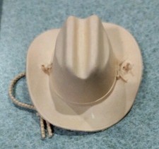 1960's-70's Marx Johnny West Jane West Range Hat w/Chin Strap Nice Cond
