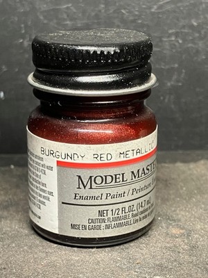 Testors Model Master Burgundy Red Metallic 2705 Gloss Enamel Paint .5 oz