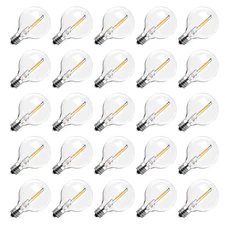BRIMAX E12 G40 LED Bulb String Light Bulbs Replacement 1W 10W Plastic Clear Bulb