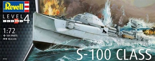 1/72 R/C German SCHNELLBOOT Typ S-100 / S-38 METAL RUNNING SET Revell Boat Kit - Picture 11 of 11