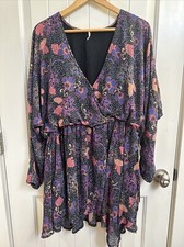 Free People Teegan Mini Dress Twilight Combo New with Tags Size M