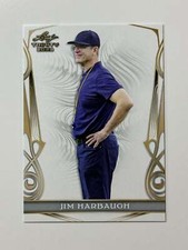 2023 Leaf Trinity Football Mega Box Base #32 Jim Harbaugh