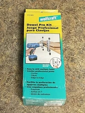 Wolfcraft 3751405 Dowel Pro Jig Joint Kit Woodworking Hobby Clamps