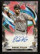 2023 Topps Inception MLB SF Giants RC David Villar On-Card Auto Red /50
