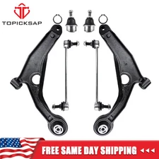 6Pcs Front Lower Control Arm Kit With Sway Bar Links for 2009-2020 Dodge Journey