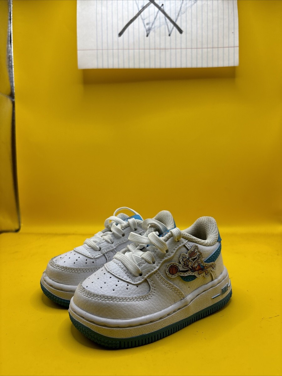 Nike Air Force 1 Low Hare Space Jam (TD) US Size 5C DM3356 100 | eBay