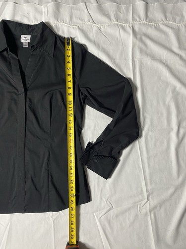 Worthington Long Sleeve Modern Fit 2 Shirt Bundle Black & Pink Women’s Sz:12T - Picture 5 of 7