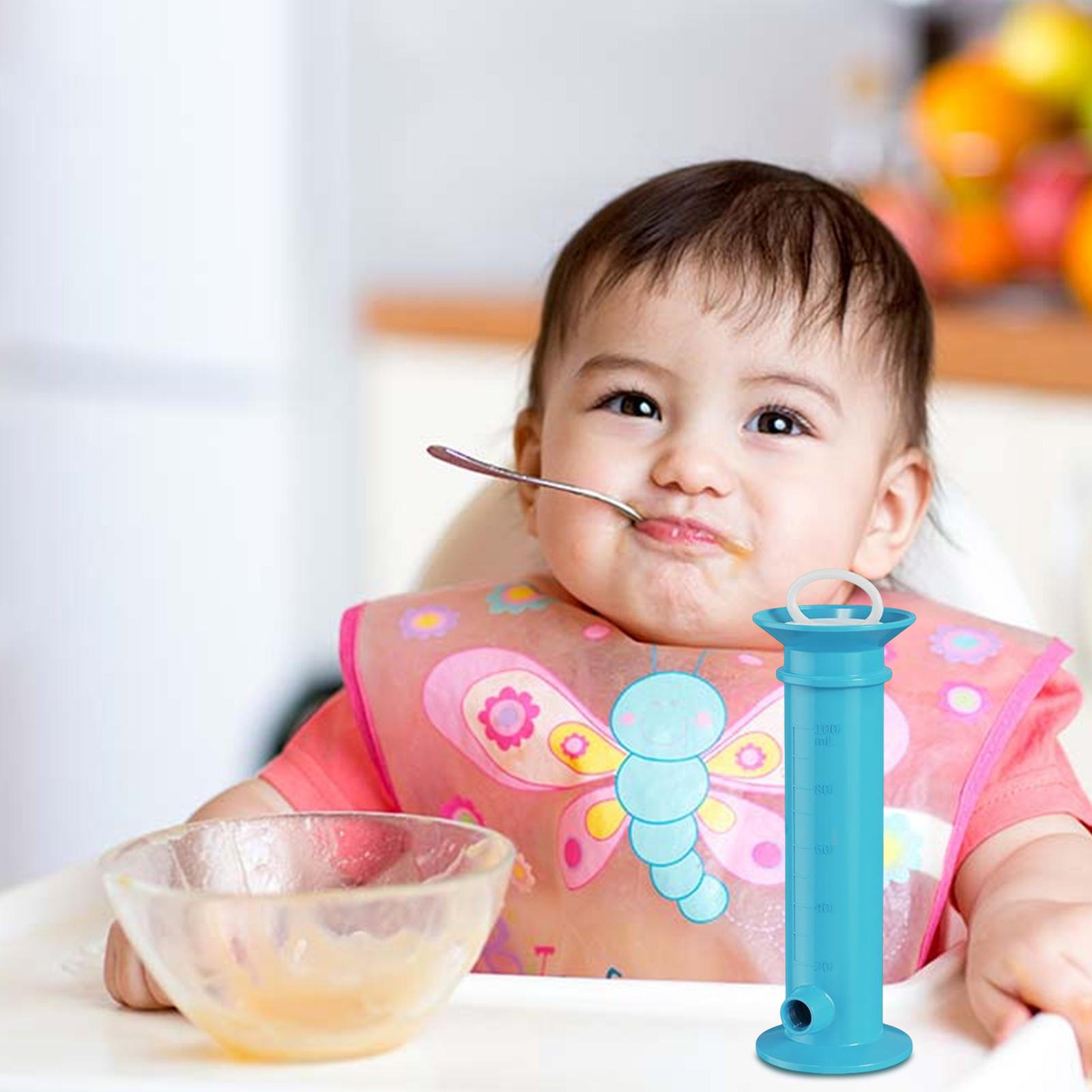 16PCS Baby Food Pouch Maker Reusable Infant Fruit Squeeze Puree Filler