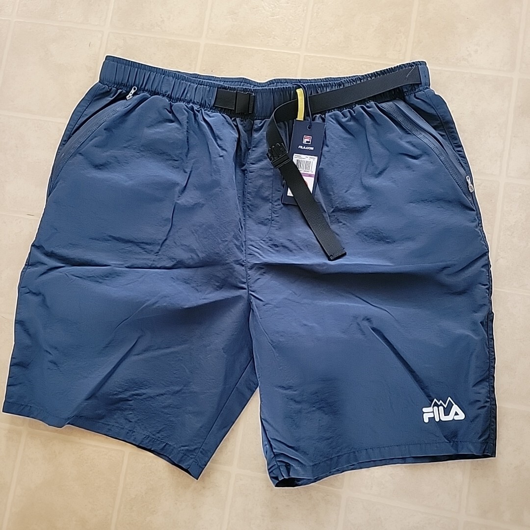 FILA SPORT Pantaloncini Uomo Campeggio Passeggio Nylon Teal Taglia XXL NUOVI