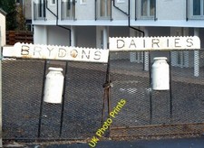 Photo 6x4 A Brydons Dairies sign in Galashiels A corner site at Scott Str c2013