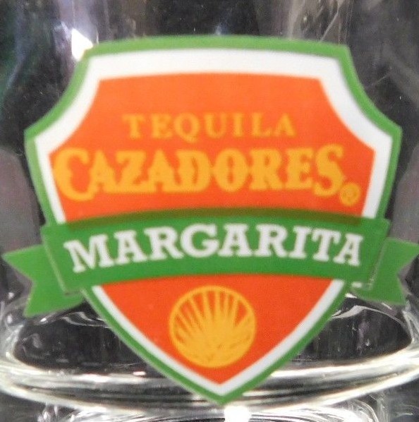 Tequila Cazadores Margarita 4" Tall Collectible Thick Glass Very Rare