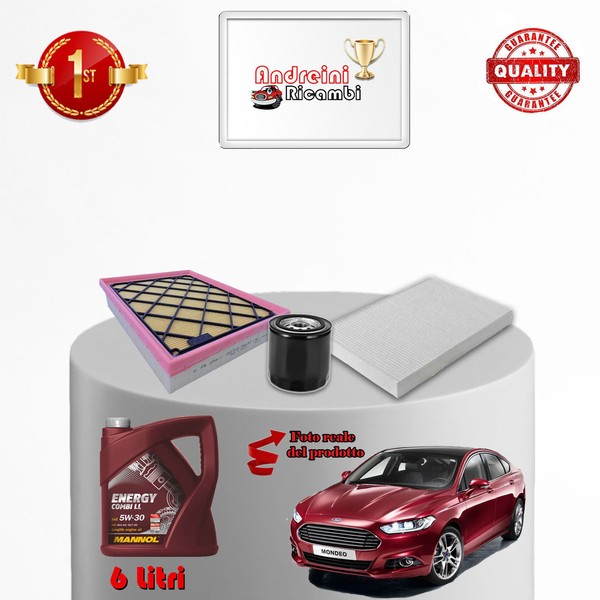 Wartungsset Filter Und ÖL FüR Ford Mondeo IV 2.0 Tdci 132KW 180PS 2014-image