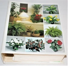 Success with House Plants Binder Full of Fold Out Cards 1985 2 Ring Book Vintage