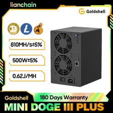 Goldshell Mini DOGE III Plus LTC&Doge Miner 810MH/S 500W LTC&Doge Coin Miner