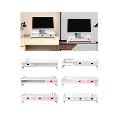 Monitorständer Riser, Computer Workstation Organizer, erhöhtes Regal