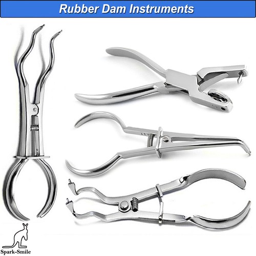 Kit Digue Dentaire Ainsworth Brewer - Pinces, Crampons Et Cadres En Acier Inoxydable Pour Endodontie