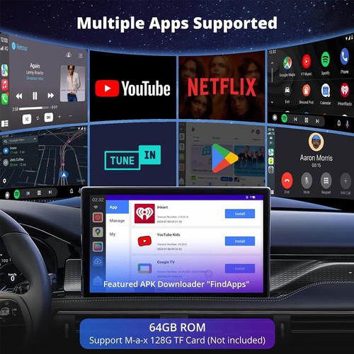 ATOTO Android13 Wireless CarPlay AI box Android adattatore automatico Netflix YouTube 64G - Foto 8 di 9