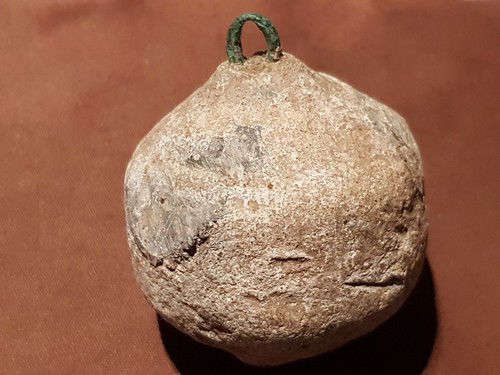 VR. huge & heavy 362g Roman Steelyard Lead Weight. Please read description L152q