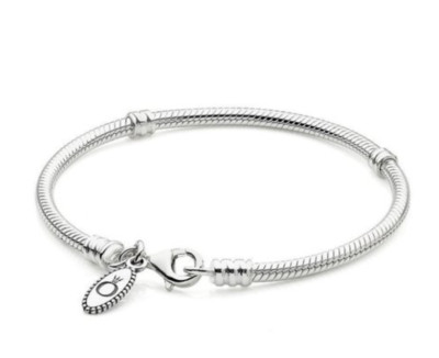 Pandora S925 Snake Chain Lobster Clasp Bracelet 590700HV-17cm - 6