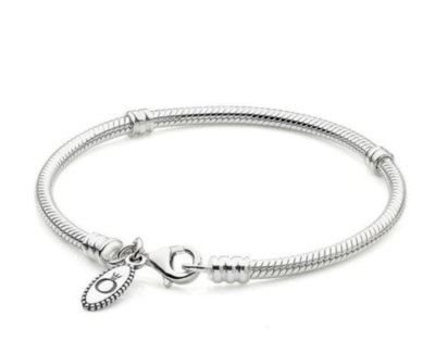 Pandora S925 Snake Chain Lobster Clasp Bracelet 590700HV-17cm - 6