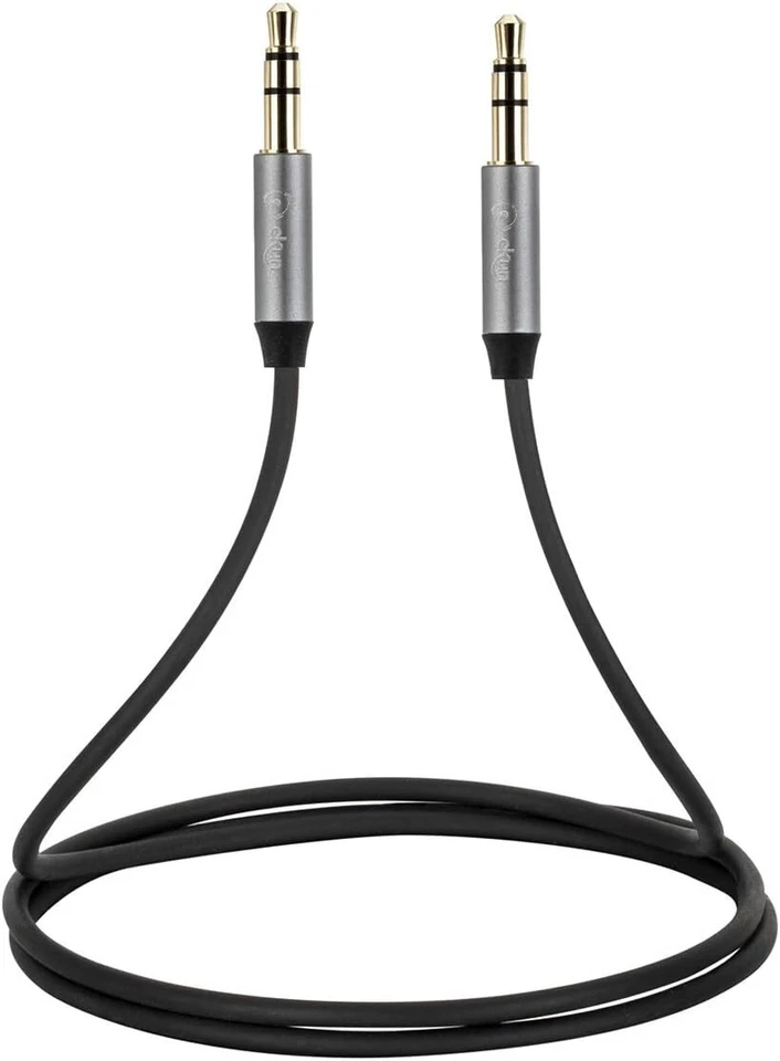 AUX Mini Jack Stereo Cable 3.5mm Male Audio Car Lead 1m Gold-Plated 3.3Feet - Image 4 of 4