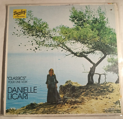 DANIELLE LICARI -CLASSICS'' POUR UNE VOIX- 1983 MEXICAN LP TRANSLUCENT, CLASSICAL